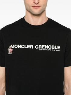 26SS 몽클레어 반팔 티셔츠 8C00017 89AW1 999 BLACK DOM 썸네일 4