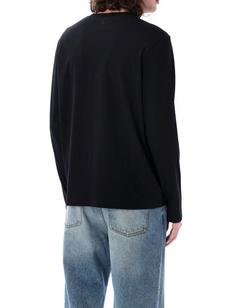 26SS 아미 스몰 하트 로고 롱슬리브 티셔츠 BFUTS235 724 001 BLACK DOM 썸네일 2