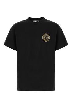 25SS 베르사체 반팔 티셔츠 78GAHT00 CJ00T G89 BLACK GOLD DOM 썸네일 1