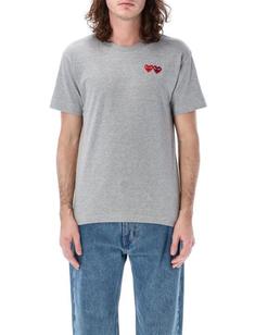 25SS 꼼데가르송 반팔 티셔츠 AX T226 051 3 GRAY DOM 썸네일 4