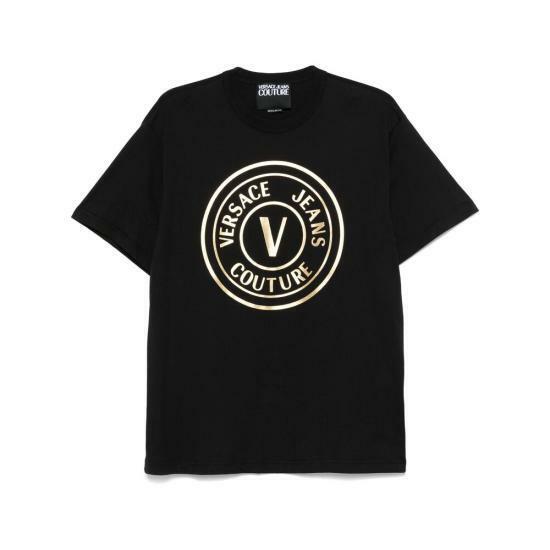 25SS 베르사체 반팔 티셔츠 78GAHT01CJ00T G89 BLACK DOM - Versace