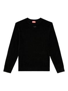 25FW 디젤 K Cevro 라운드 넥 타원형 D 로고 장식 스웨터 A19483 0IKBZ 9XX BLACK DOM 썸네일 1