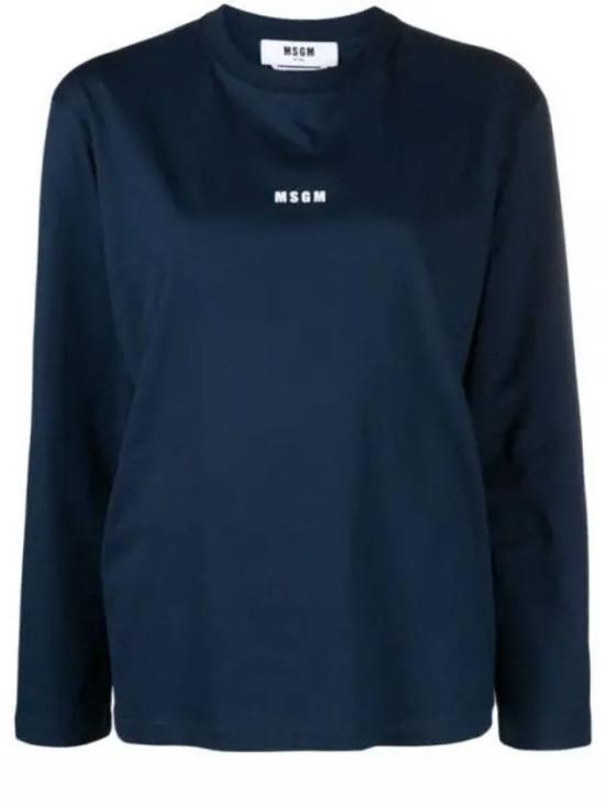 엠에스지엠 긴팔 티셔츠 3641MDM501 247002 89 NAVY DOM - MSGM