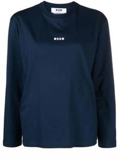 엠에스지엠 긴팔 티셔츠 3641MDM501 247002 89 NAVY DOM 썸네일 1