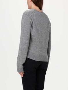 25SS 토템 클랙식 V넥 니트 252WRT0432YA0016 074 GREY DOM 썸네일 3