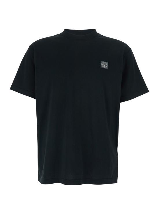 26SS 스톤 아일랜드 반팔 티셔츠 L1S15 2100026 S0057 V0029 BLACK DOM - Stone Island
