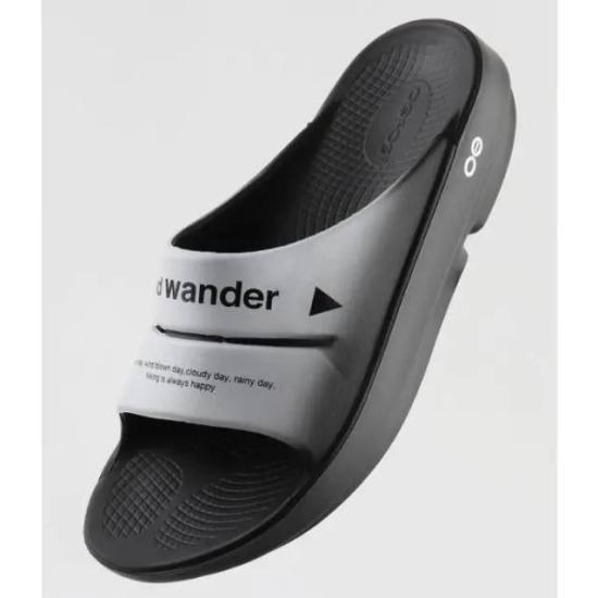 앤드원더 뮬 슬리퍼 5744978309010 BLACK DOM - and Wander