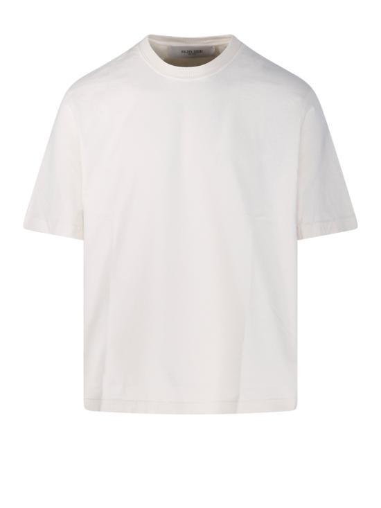26SS 골든구스 반팔 티셔츠 GUP01873 P001576 11560 HERITAGE WHITE DOM - Golden Goose