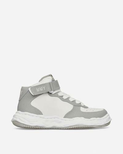 메종 미하라 야스히로 웨인 OG 솔 엠보스 레더 하이탑 A11FW711 GREY - Mihara Yasuhiro