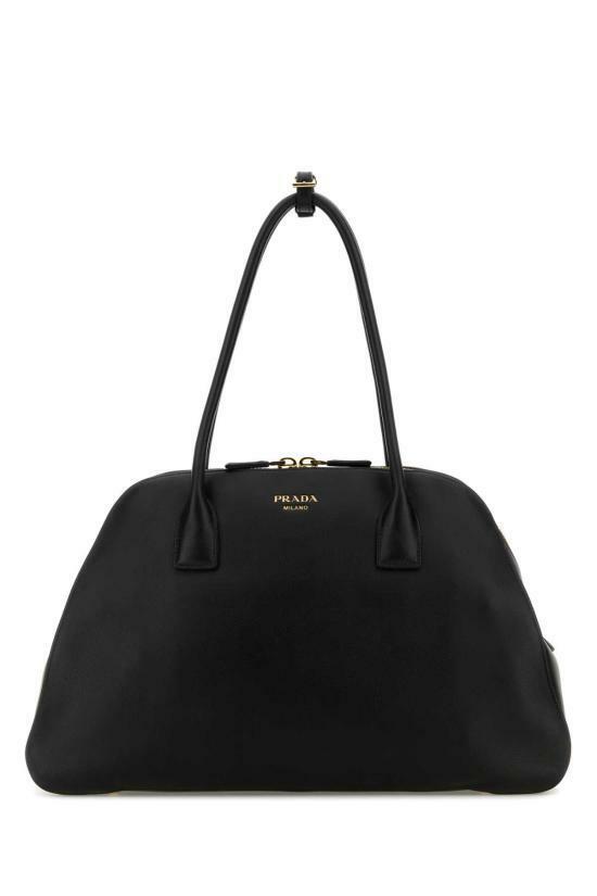 프라다 미디움 레더 토트백 1BG522 2CYS F0002 BLACK DOM - Prada