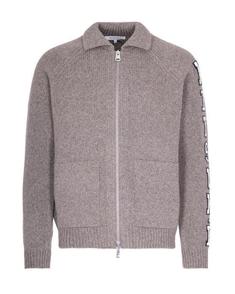 25FW 메종키츠네 컬리지 니트 울 자켓 PM02112KT1150H131 MEDIUM GREY MELANGE DOM 썸네일 1