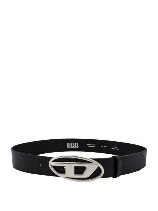 26SS 디젤 B 1DR 레더 벨트 D 버클 X08516 PR666 T8013 BLACK DOM - Diesel