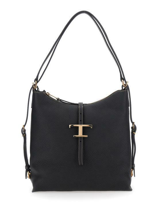 26SS 토즈 T 타임리스 스몰 숄더백 XBWTSEW0200WNT B999 BLACK DOM - Tods