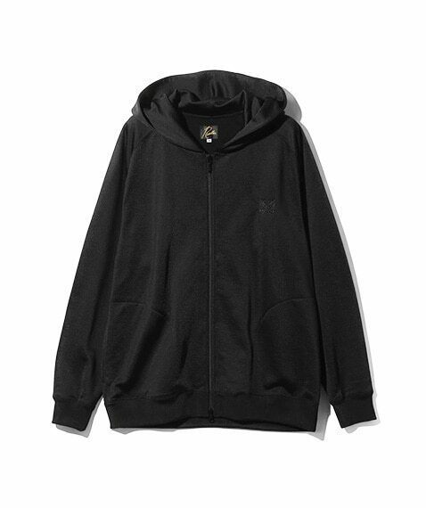 25SS 니들스 후드 티셔츠 QV338 DKPURPLE DOM - Needles