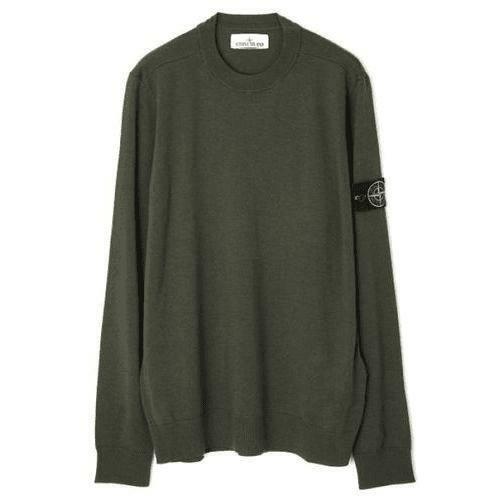 스톤 아일랜드 울 크루넥 니트 7915510C4 V0058 OLIVE DOM - Stone Island