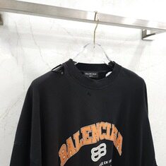 [럭스유] (새상품) 3 / 발렌시아가 메종 BB 로고 프린팅 오버 롱 슬리브 티셔츠 썸네일 2