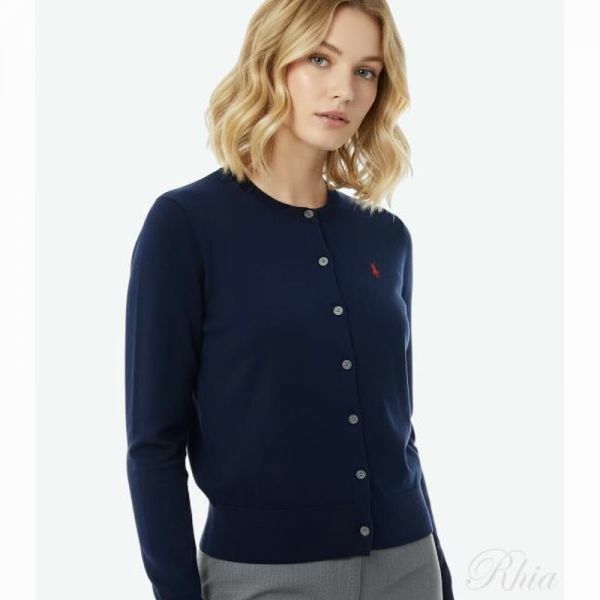 폴로랄프로렌 26FW 코튼 크루넥 가디건 211971871004 - Polo Ralph Lauren