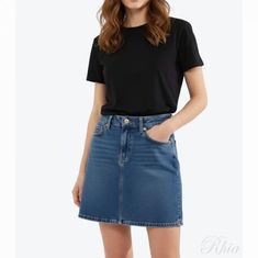 아페쎄 주페 스탠다드 COGZU F06094 IAL 데님 스커트 썸네일 1