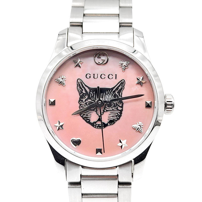 구찌 G 타임리스 스틸 시계 (126.5) L337116 - Gucci
