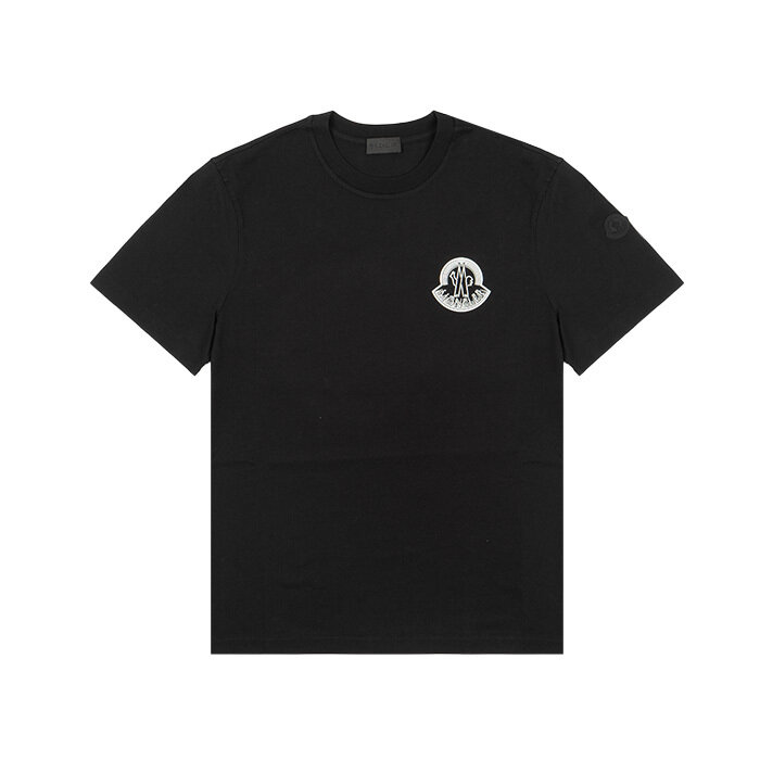 [로로모다] 몽클레어 로고 코튼 저지 남성 반팔 / 8C00020-89AYW-999 - Moncler