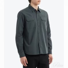 CP컴퍼니 26SS 오가닉 개버딘 롱슬리브 렌즈 셔츠 20CMSH706A 110143G 921 롱 슬리브 썸네일 1