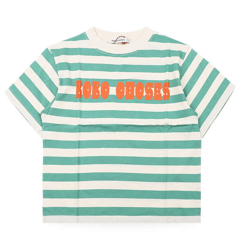 디몬트 보보쇼즈 키즈 모던 스트라이프 반팔(그린) B126AC136 199 - Bobo Choses