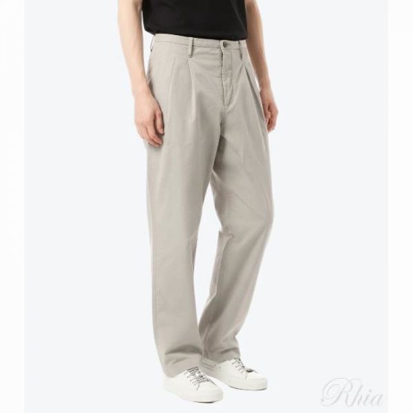 CP컴퍼니 26SS 코튼 개버딘 루즈 팬츠 20CMPA136A 110458G 904 핏 - CP company