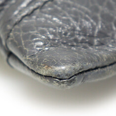 발렌시아가 그레이 램스킨 모터 클래식 클립 라지 클러치 / 273023 썸네일 5