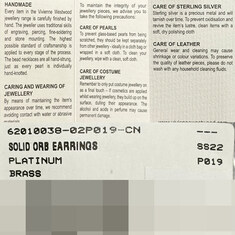 논현 더팩토리 26SS 비비안웨스트우드 SOLID ORB 솔리드 오브 이어링 귀걸이 / 플래티넘 (62010038 02P019 P019) 썸네일 5