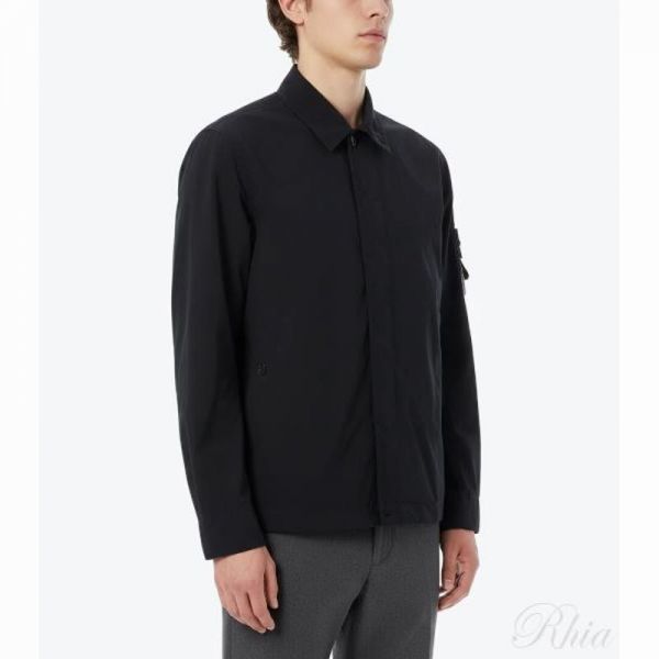 스톤아일랜드 4100025 라이트 컴팩트 터치 폴리 Tc 자켓 K1S15 S0042 V0020 TC - Stone Island