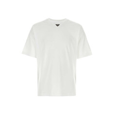 26SS 삼각 로고 오버핏 티셔츠 화이트 UJN861 240 F0009 썸네일 1