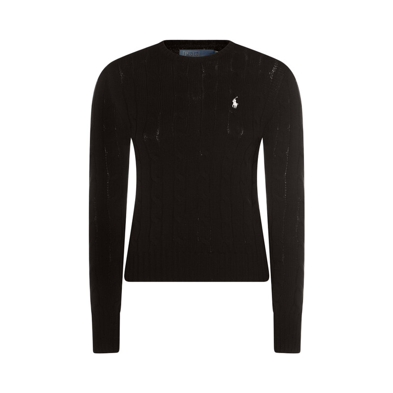 26SS 여성 포니 자수 니트 블랙 211971869 006 - Polo Ralph Lauren