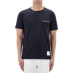 국내배송 26SS 톰브라운 삼선 포켓 반팔 티셔츠 MJS010A 01454 415 썸네일 1
