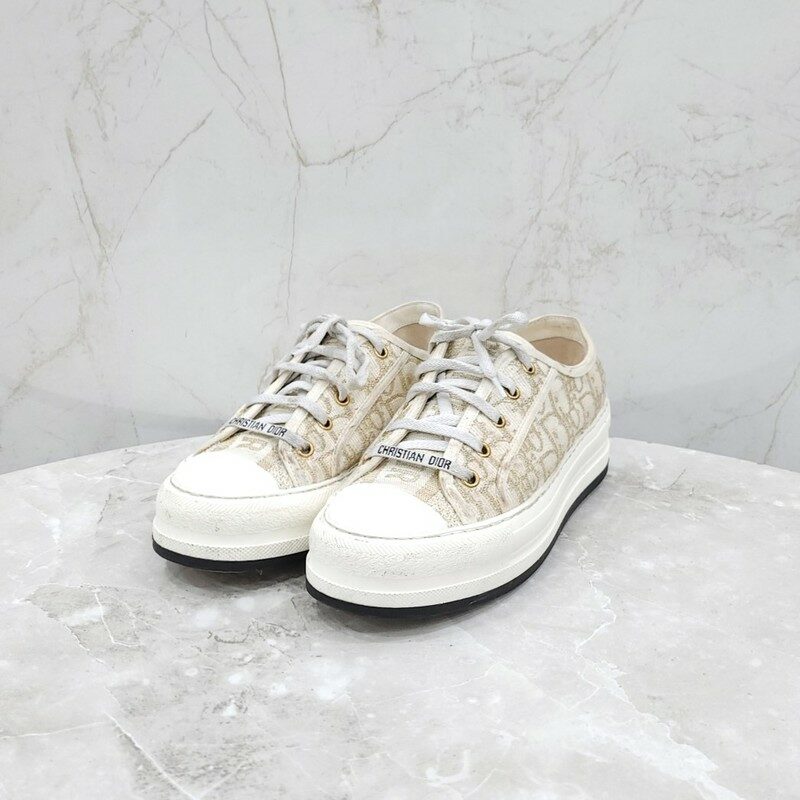 [럭스유] 37 / 디올 워크앤디올 플랫폼 스니커즈 KCK385OBL - Christian Dior