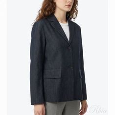 막스마라 26SS 레오네 데님 블레이저 자켓 19041141 001 19041141600 썸네일 1