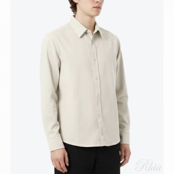 아페쎄 26SS 엠브로이더리 로고 오버셔츠 COHLD H32050 AAE 자수 - A.P.C.