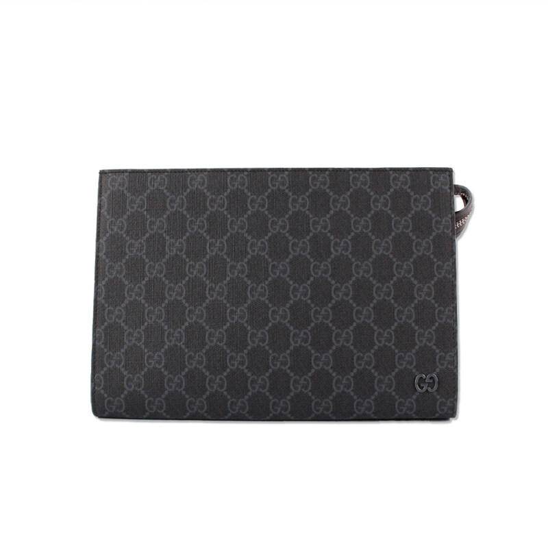 구찌 GG수프림 캔버스 클러치 블랙 768255 FACQC 1048 - Gucci