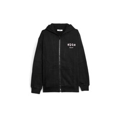 키즈 플리스 후드집업 블랙/핑크 S6MSJUZH065 11088 썸네일 1