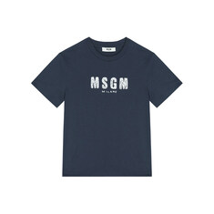 키즈 여성 저지 티셔츠 다크블루 S6MSJUTH004 MS072 썸네일 1
