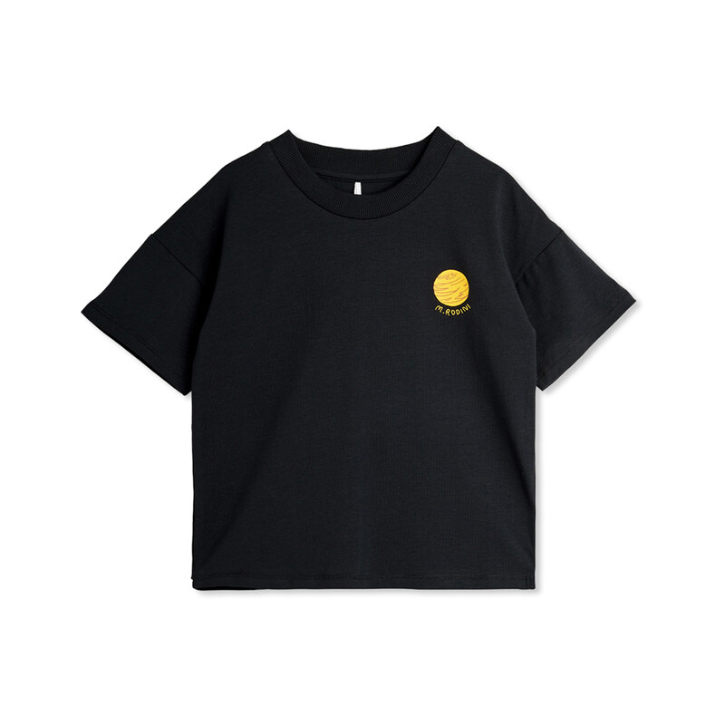 키즈 플래닛 티셔츠 블랙 26220140 99 - Mini Rodini