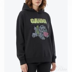 가니 다크 그레이 퍼피 후디 T4360 252 썸네일 1