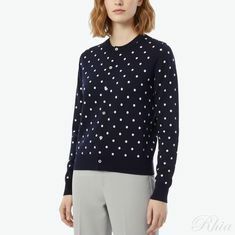 꼼데가르송 울 저지 폴카 엠보싱 닷츠 RP N513 W25 2 썸네일 1