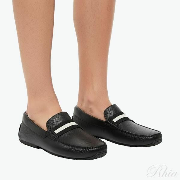 발리 퍼시 MSD02PVT002 I9S1 드라이버 로퍼 - Bally