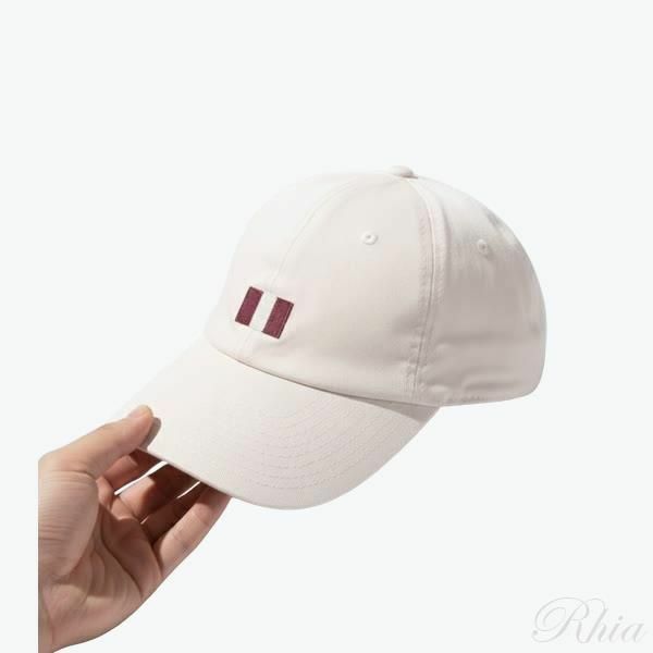 발리 MHA02QCO395 U103 스트라이프 자수 캡 - Bally