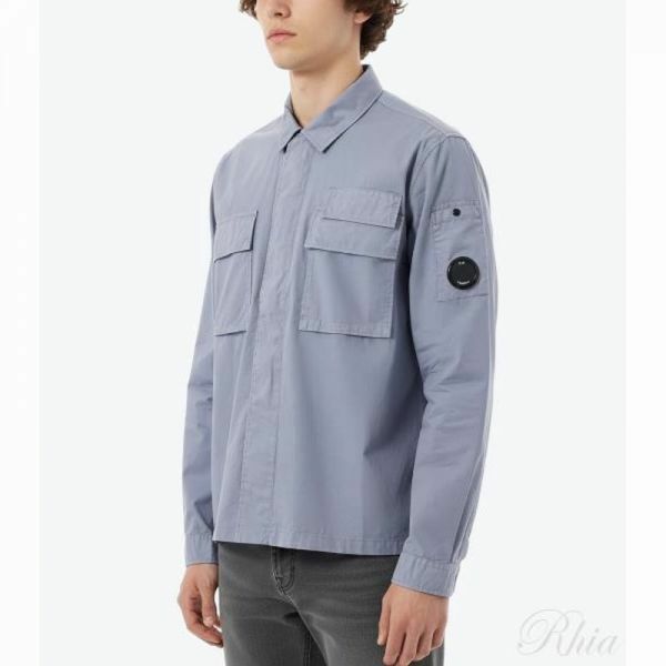 CP컴퍼니 오가닉 개버딘 유틸리티 렌즈 셔츠 18CMSH128A 110143G 774 - CP company
