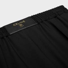 [백화점 풀셋] 내일도착 셀린느 여자 여성 블랙 울 루즈핏 밴딩 팬츠 바지 CRP0F13863 썸네일 2