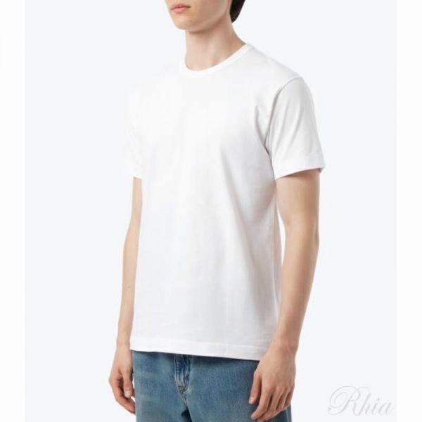꼼데가르송 26SS 백 블랙 하트 와펜 반팔 티셔츠 AX T341 051 3 - Comme des Garcons