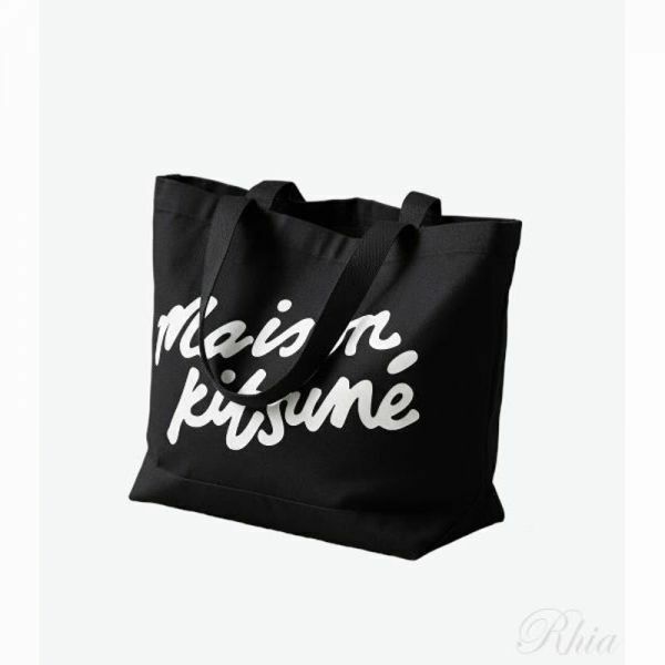 메종키츠네 핸드라이팅 토트 PW05124WW9042 P199 메종 키츠네 토트백 - Maison Kitsune