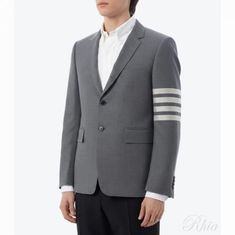 톰브라운 26SS 플레인 위브 4 바 클래식 스포츠 코트 MJC001A 06146 035 썸네일 1