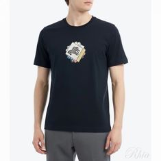 폴스미스 26SS 지브라 프린트 레귤러 핏 반팔 티셔츠 M2R 011R VP5614 49 썸네일 1
